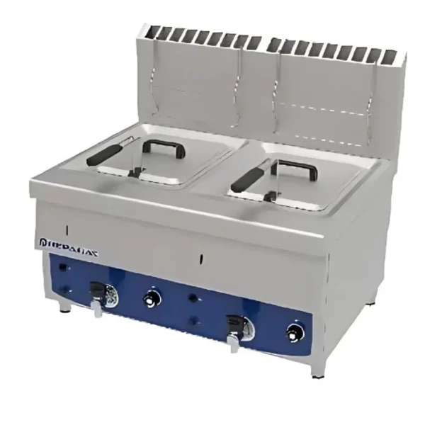 Freidora a gas Tucco 12+12L